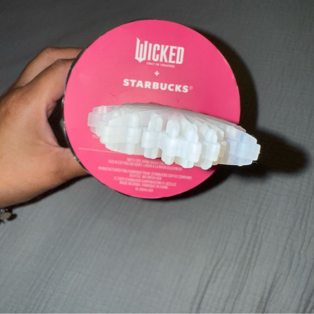 Starbucks Wicked Glinda Prism Iridescent Tumbler 2024 with Straw - Picture 11 of 14